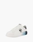 Karl Lagerfeld Sneaker KL584 Kapri Ombre Nft Lo Lace White Lthr W/Blue