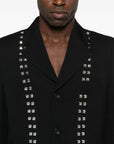Comme Des Garcons Jacket Studded Blazer Black