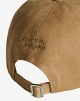 Maison Kitsune Cap Fox Head Canvas Brown