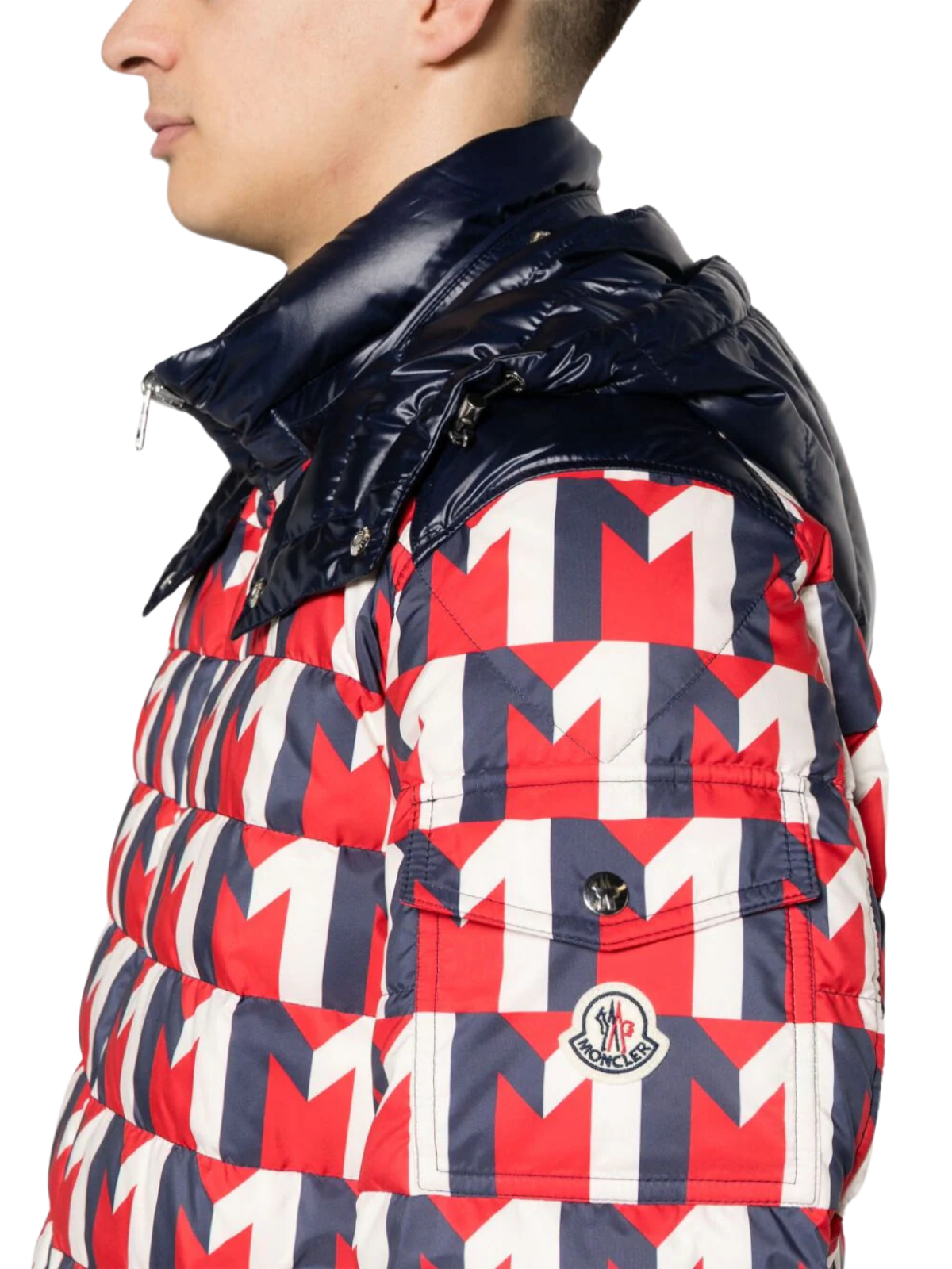 Moncler Jacket Monogram Red-White-Black-AL Capone Premium