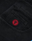 Icecream Running Dog Denim Shorts Black