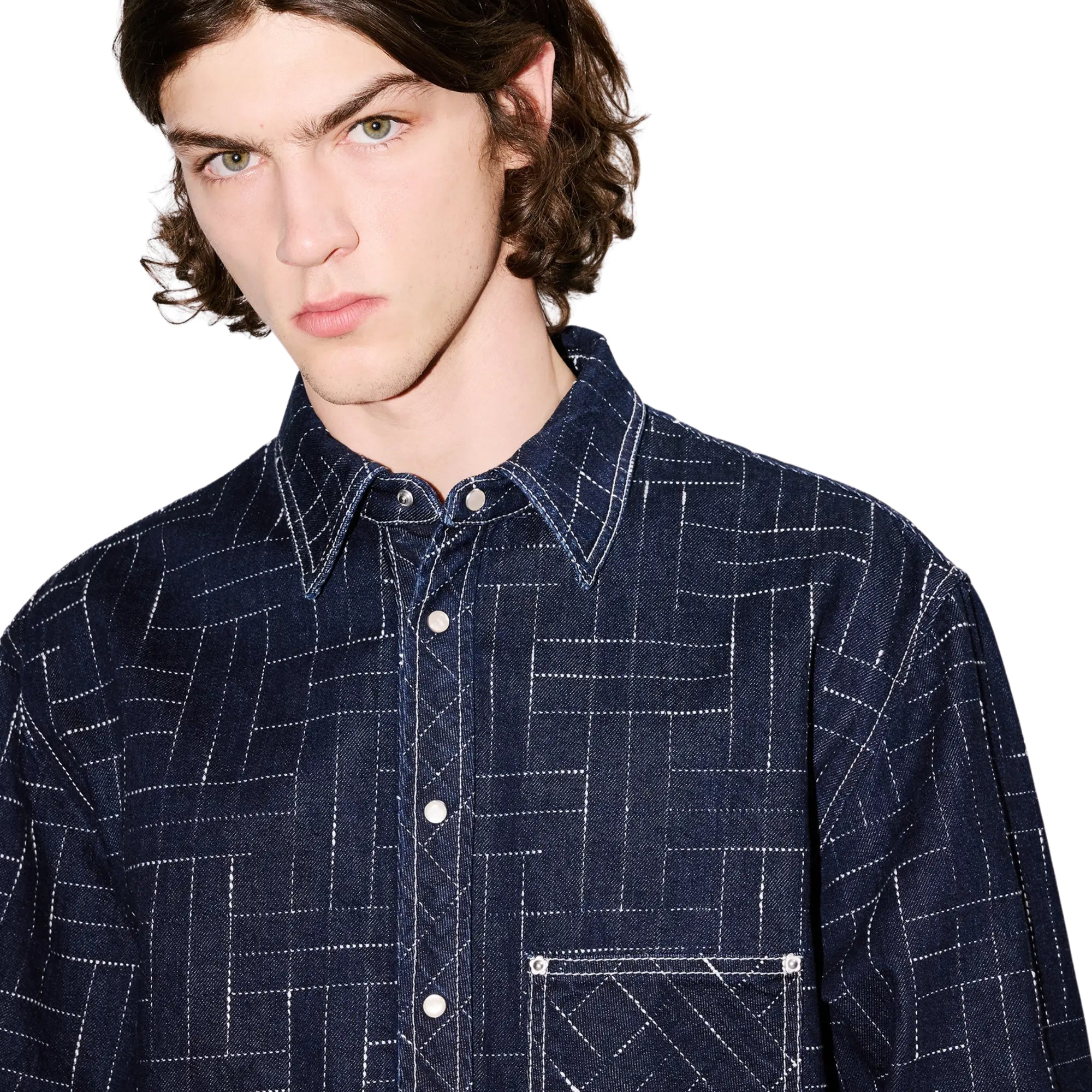 Kenzo Shirt Weave Denim Blue 2.0-AL Capone Premium