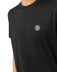 Stone Island T-Shirt Logo Black-AL Capone Premium
