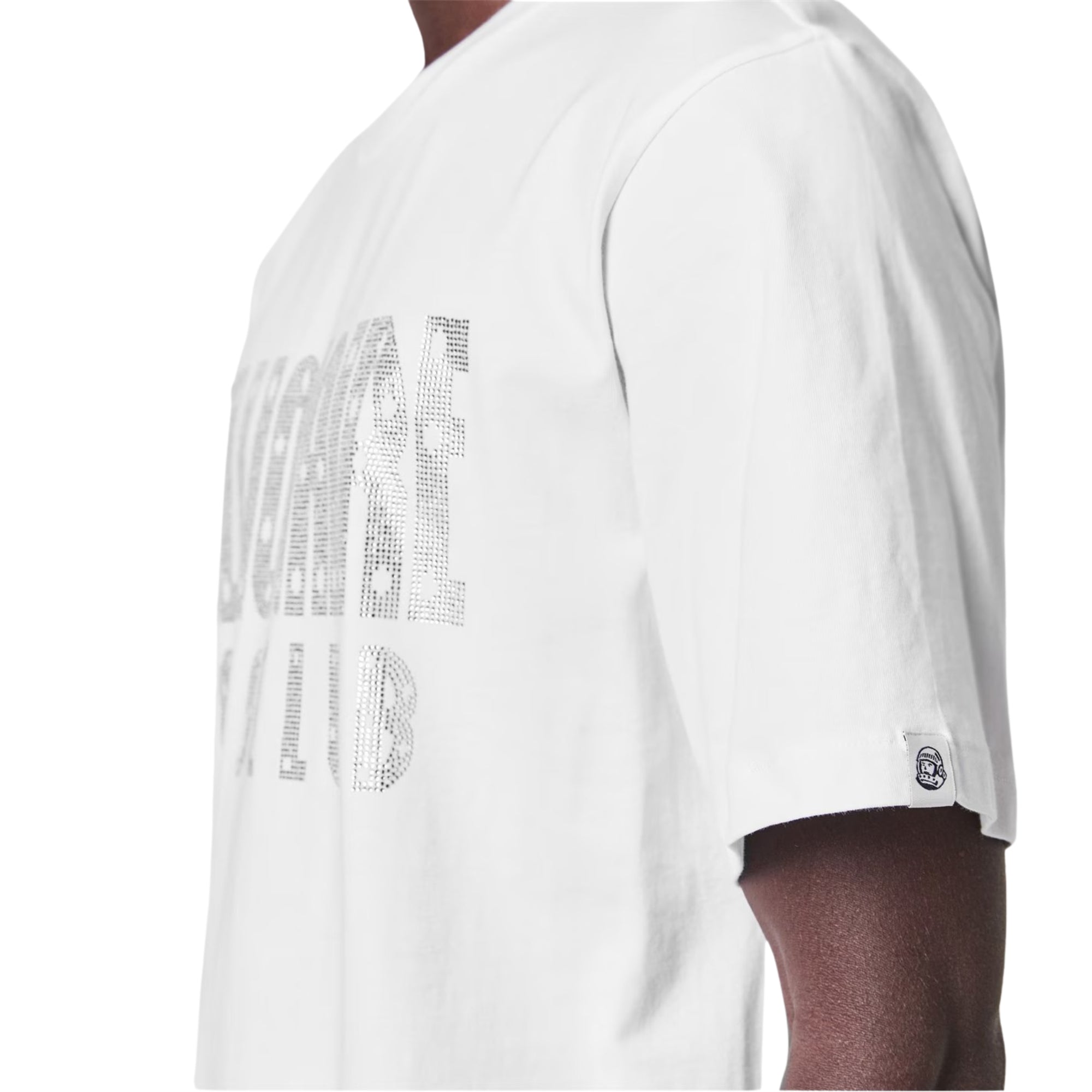 Billionaire Boys Club Rhinestone Straight Logo T-Shirt White-AL Capone Premium