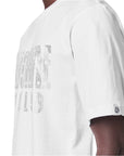 Billionaire Boys Club Rhinestone Straight Logo T-Shirt White