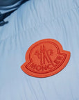 Moncler Jacket Cyclone Puffer Logo Blue-AL Capone Premium