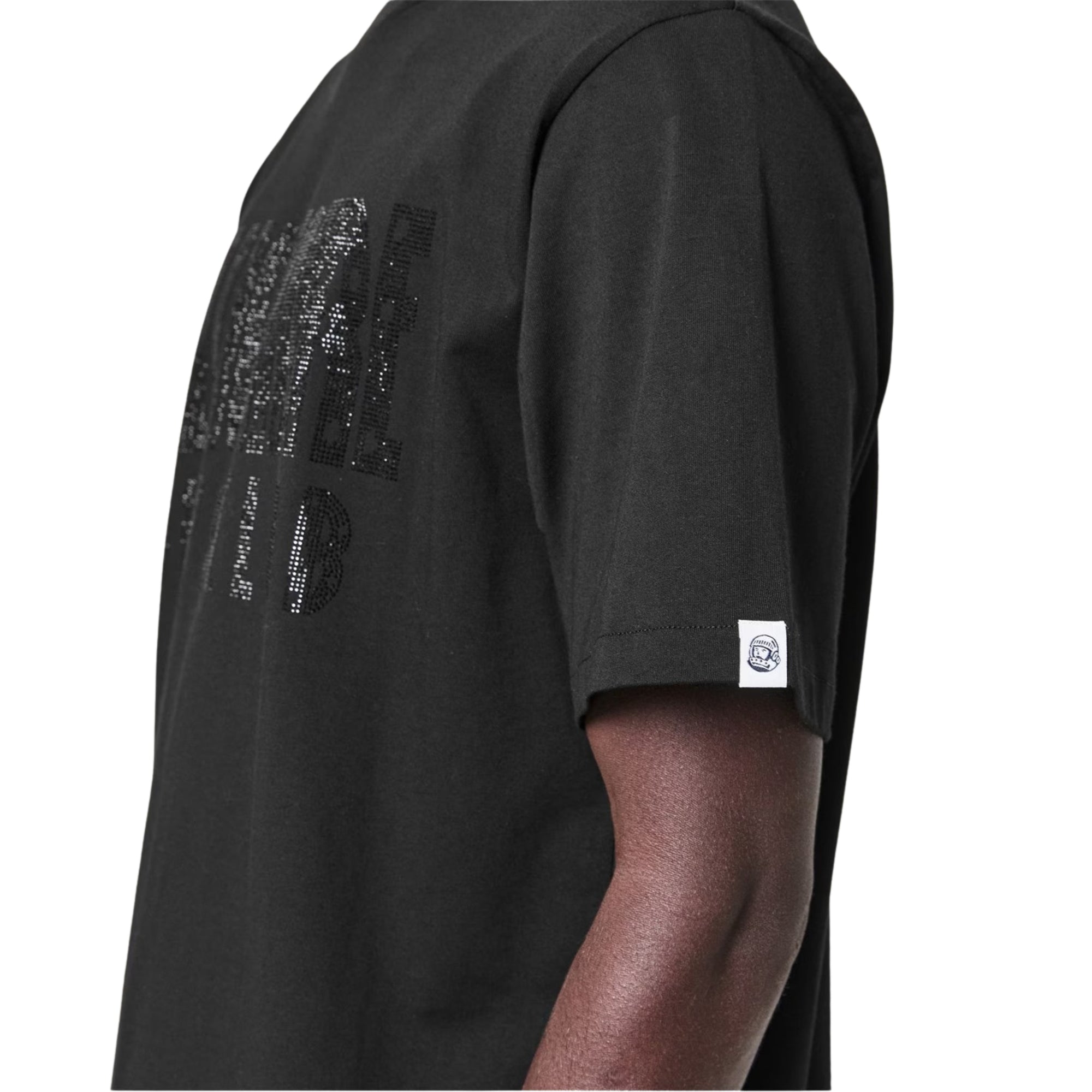 Billionaire Boys Club Rhinestone Straight Logo T-Shirt Black-AL Capone Premium