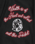 Billionaire Boys Club Alumni Collared Varsity Jacket Black