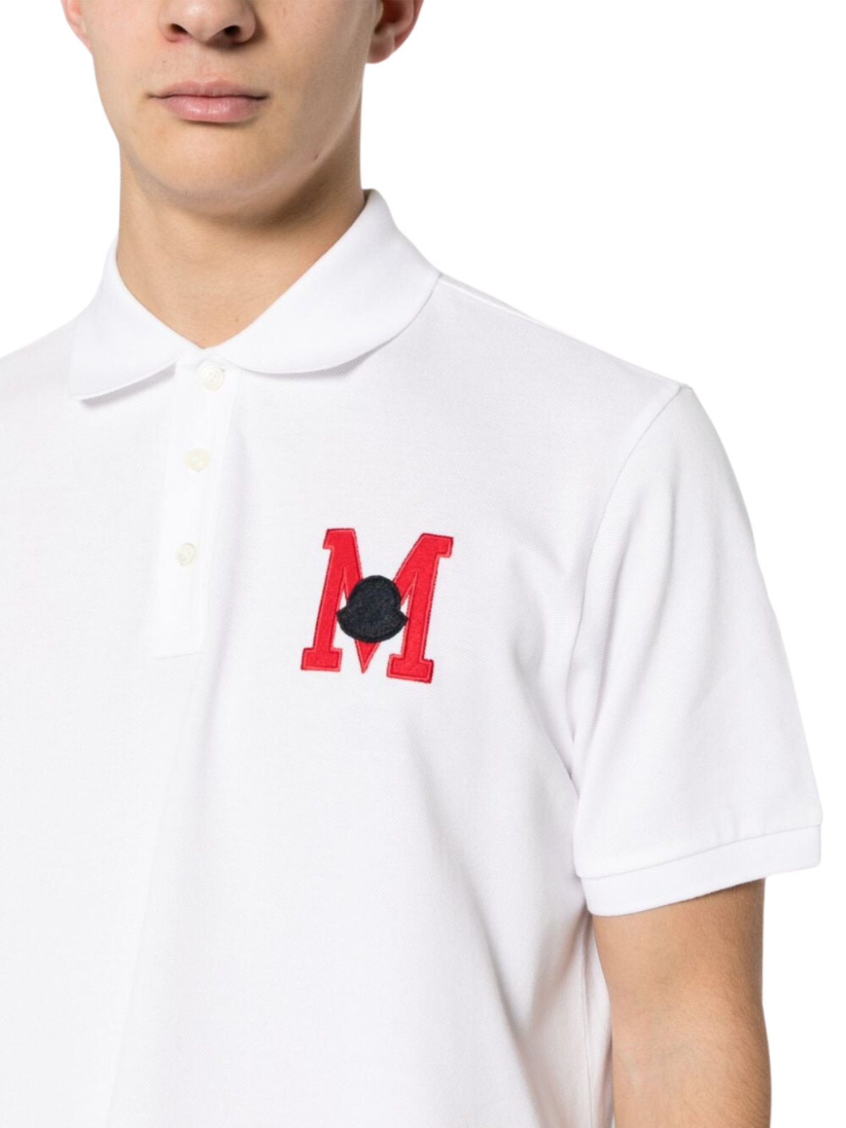 Moncler Golfer Logo White-AL Capone Premium