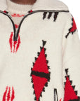 Isabel Marant Sweater Ecru-Red