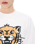 Kenzo T-Shirt Tiger Face White