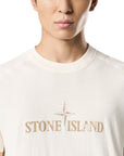 Stone Island T-Shirt Logo Beige