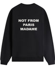 Drole De Monsieur Sweater Slogan Black-AL Capone Premium