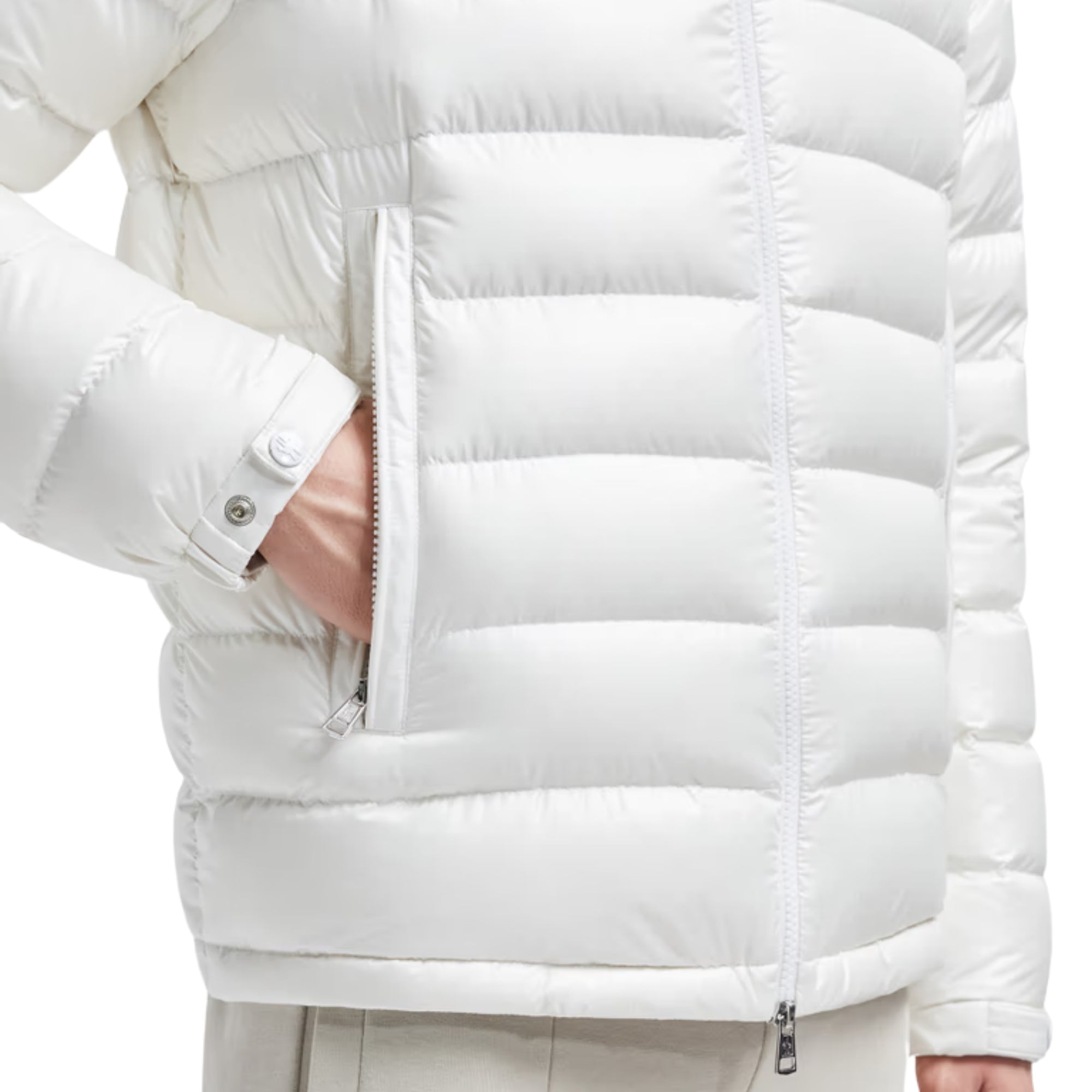 Moncler Jacket Besines Puffer White-AL Capone Premium