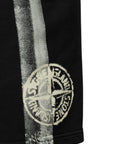Stone Island Shorts Fleece Logo Black-AL Capone Premium