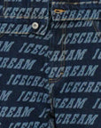 Icecream Repeat Logo Double Scoop Denim Pants Indigo