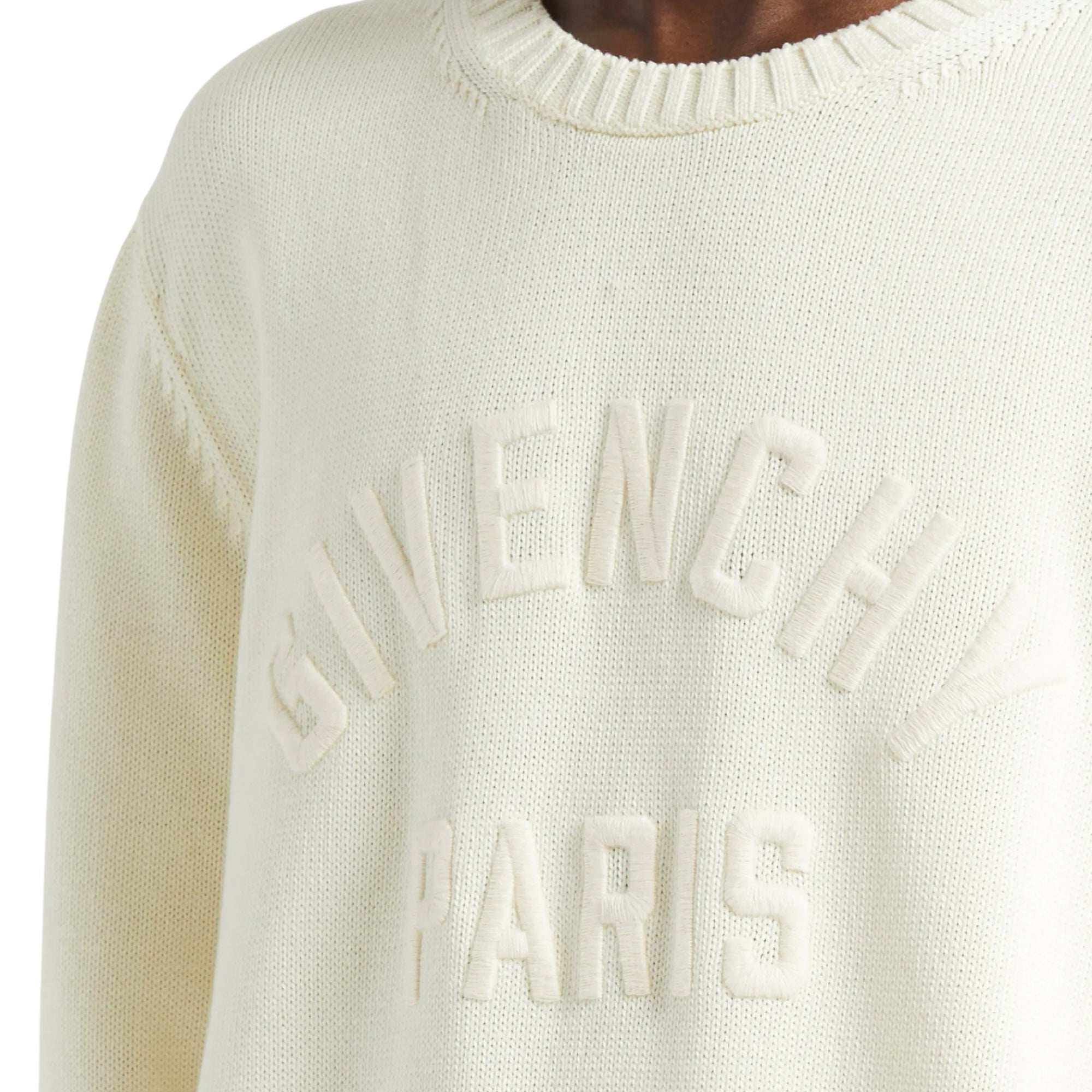 Givenchy Sweater Logo Ecru-AL Capone Premium
