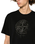 Stone Island T-Shirt Logo Black-AL Capone Premium