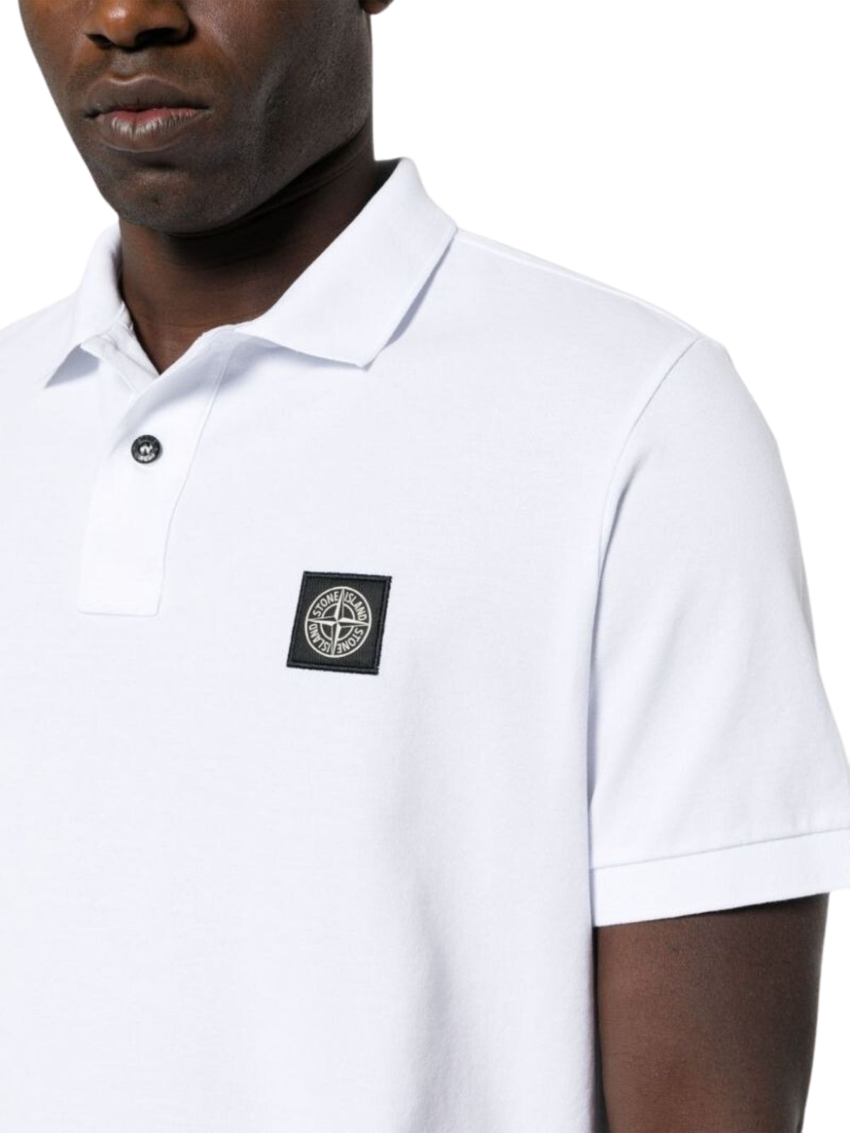 Stone Island Golfer Logo White-AL Capone Premium