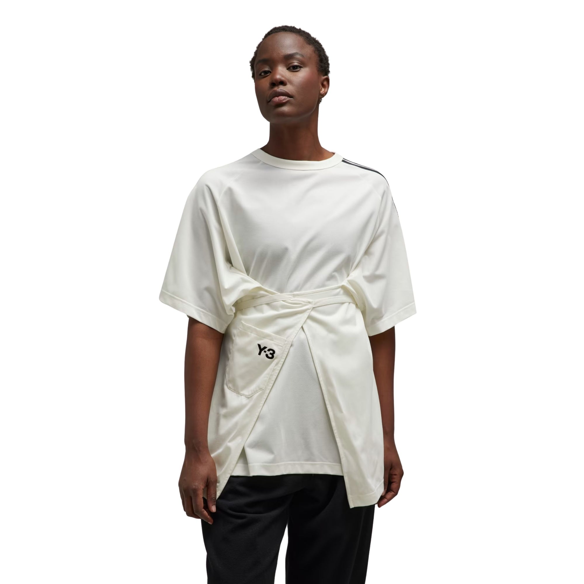 Y-3 Ladies T-Shirt Closure White-AL Capone Premium
