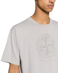 Stone Island T-Shirt Logo Grey-AL Capone Premium