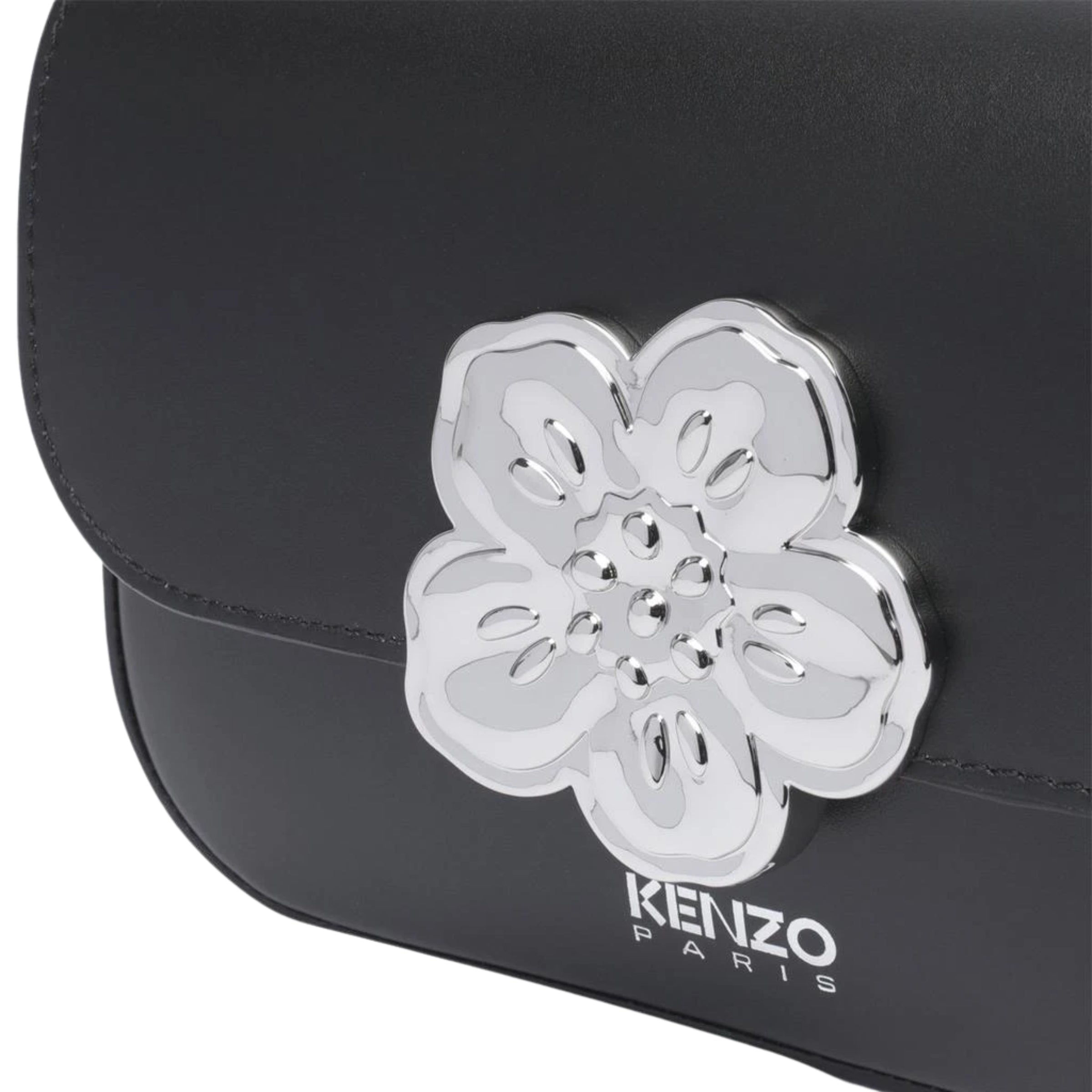 Kenzo Bag Shoulder Flower Buckle Black - AL Capone Premium