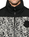 Moncler Jacket Chubasco Allover Print Black-White