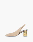 Givenchy Heel GH7 Slingback 85Mm Beige