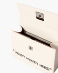 Off-White Bag Black Logo Handle Cream