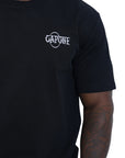 Capone T-Shirt Mexican Embroidered Viva La Mexico Black-Blue-AL Capone Premium