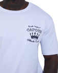 Capone T-Shirt Monaco Patchwork White-AL Capone Premium