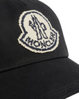 Moncler Cap Baseball Logo Black-White-AL Capone Premium