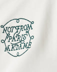 Drole De Monsieur Sweater Slogan Hoodie Off-White