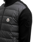 Moncler Cardigan Padded Logo Black-AL Capone Premium