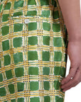 Marni Shorts Check Fields Green-Beige-AL Capone Premium