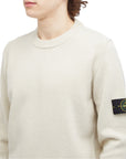 Stone Island Sweater Sleeve Logo White-AL Capone Premium
