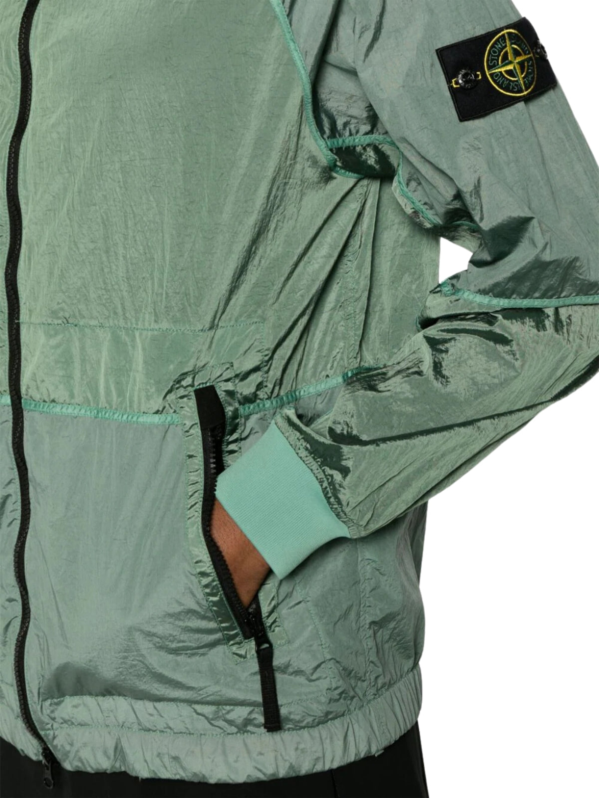 Stone Island Jacket Logo Green-AL Capone Premium