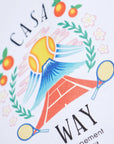 Casablanca T-Shirt Way Mountain White