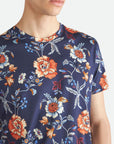 Etro Crew Roma Sleeve Print White-AL Capone Premium