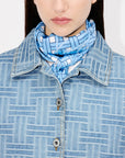 Kenzo Shirt Weave Denim Blue