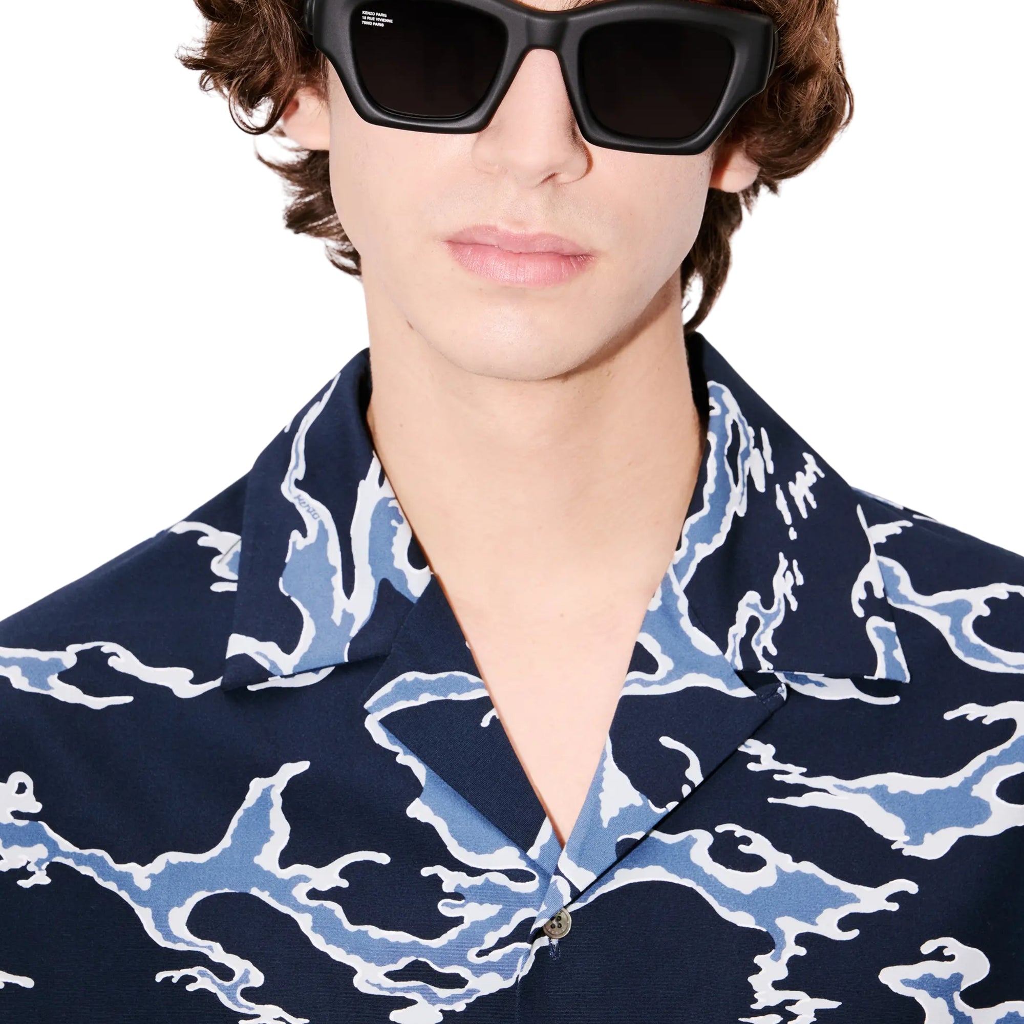 Kenzo Shirt SC Ocean Camo Blue-AL Capone Premium
