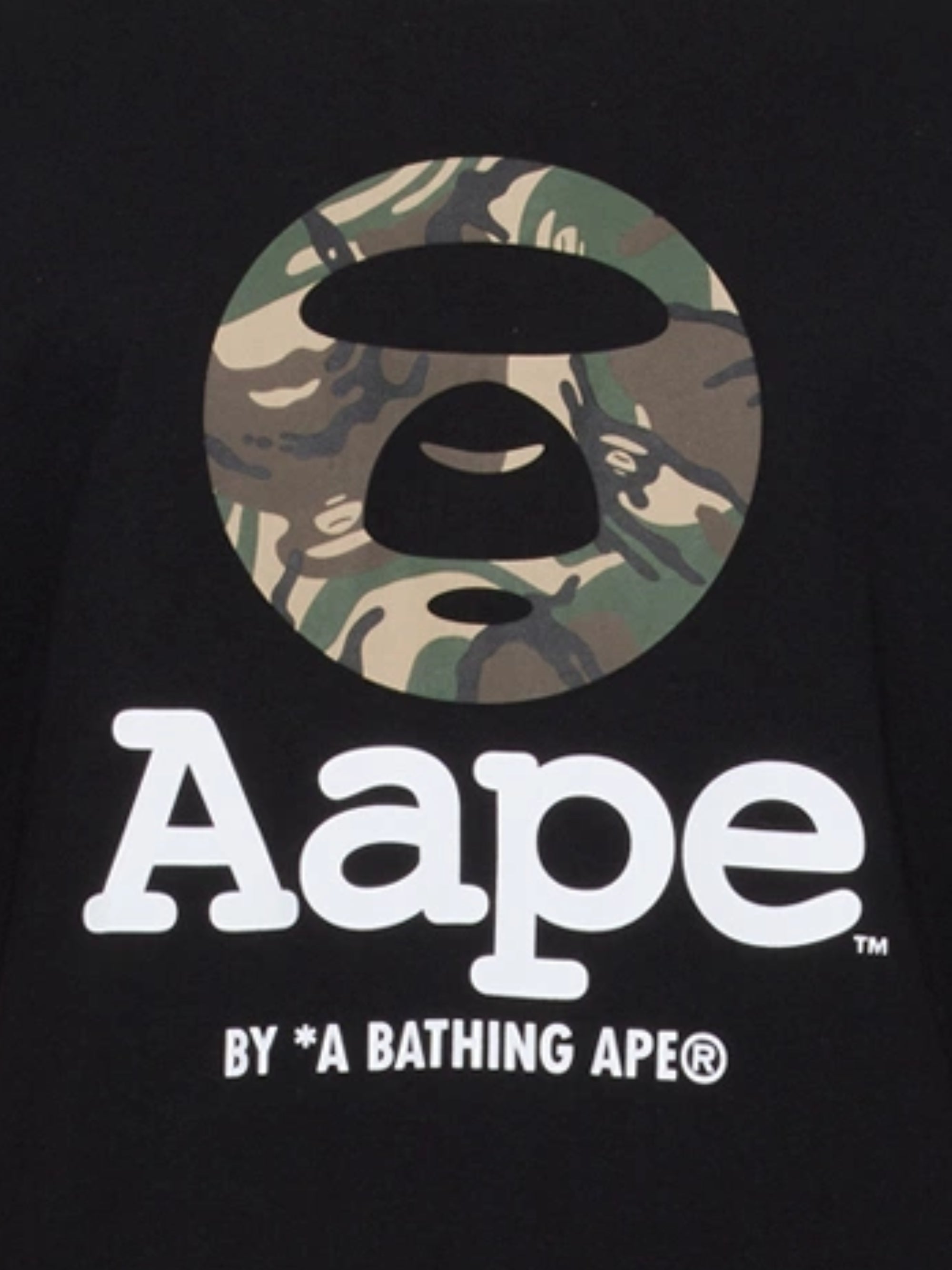 Aape T-Shirt Mono Logo Black-AL Capone Premium