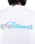 Vetements T-Shirt Only Vetements Regular White