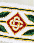 Casablanca Slides Cls21 Embroidered Terry White