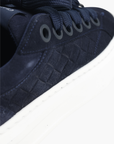 Cleens Sneaker C51 Suede White Sole Midnight Blue