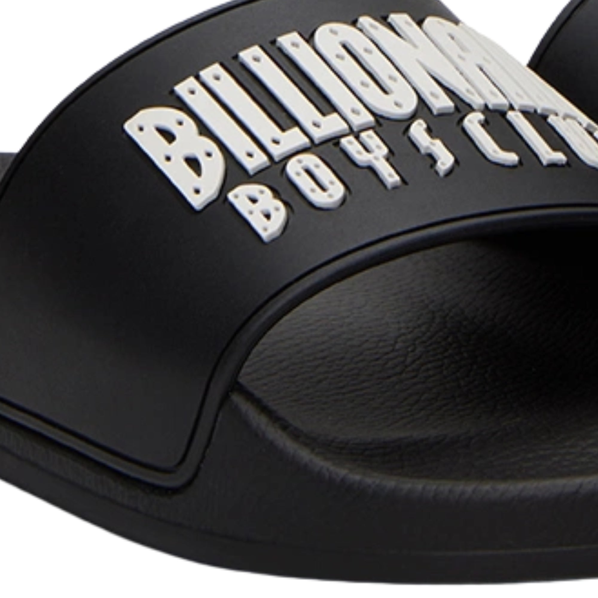 Billionaire Boys Club Straight Logo Sliders Black-AL Capone Premium