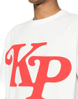 Kenzo T-Shirt Bold Initial Logo Red-White