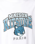 Maison Kitsune T-Shirt Campus Fox Relaxed White-AL Capone Premium