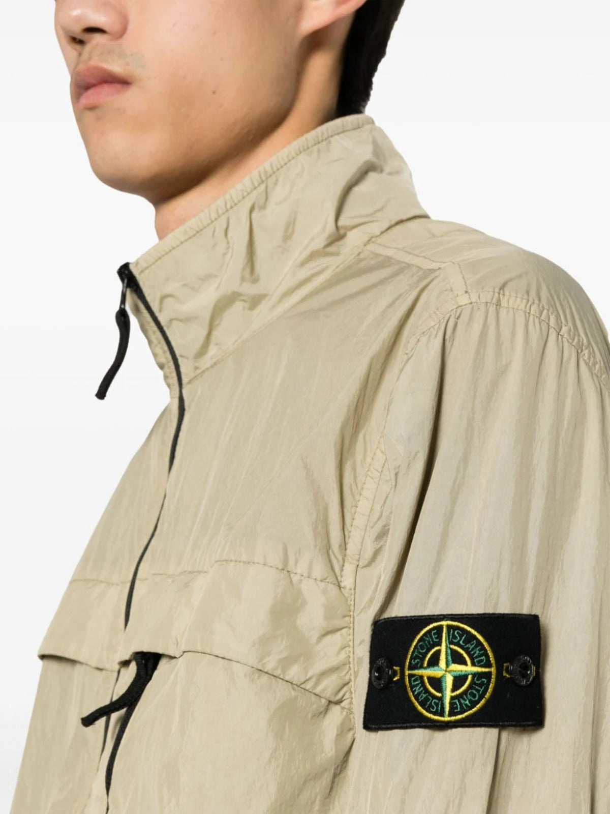 Stone Island Jacket Logo Brown-AL Capone Premium