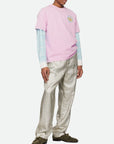Casablanca Crew Side Logo Four Elements Pink
